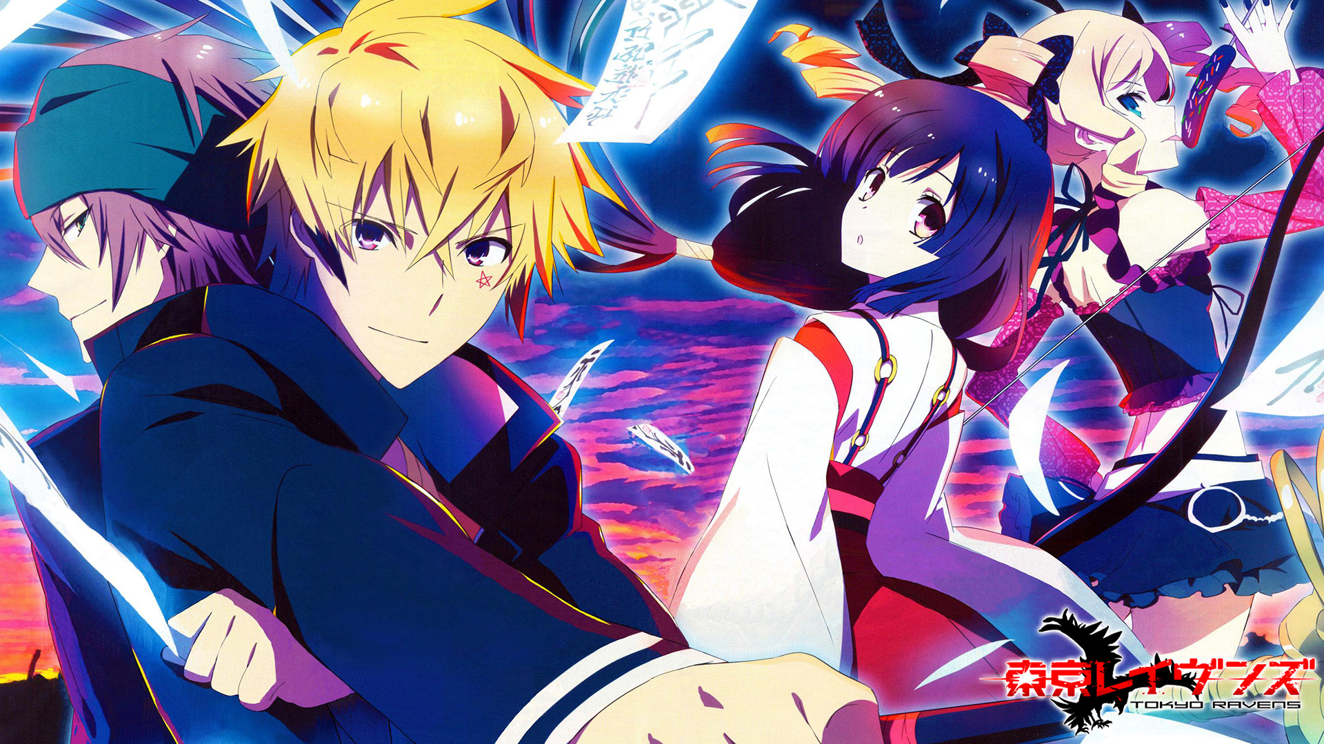 Tokyo Ravens 720p, 1080p Dual Audio, BD HEVC